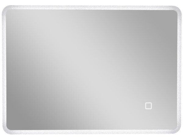 HOMCOM Specchio Bagno con Luce LED 50x70 cm, 3 Colori Luce, Dimmerabile, Antiappannamento, Interruttore Touch, Memoria | Aosom Italy