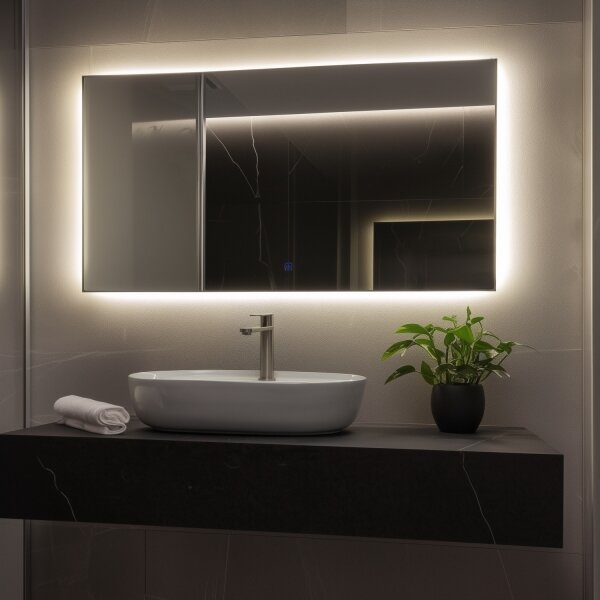 Brilagi - Specchio da bagno a LED LUCE LED/36W/230V 60x120 cm IP44 CRI 90 dimmerabile + CCT