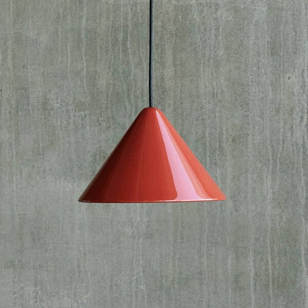 HAY Lampada a sospensione Compass, Rosso, Soggiorno / Sala da pranzo, Alluminio, Design, Lampada a sospensione