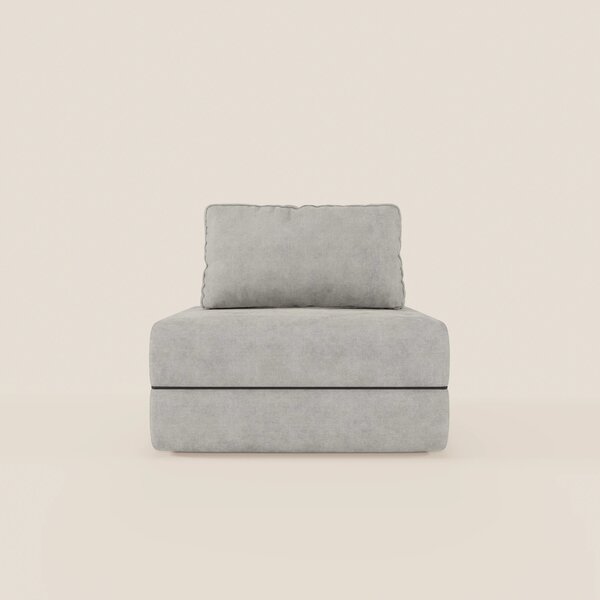 Rift poltrona letto con materasso alto 22 cm e memory foam - schienale