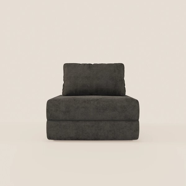 Rift poltrona letto con materasso alto 22 cm e memory foam - schienale