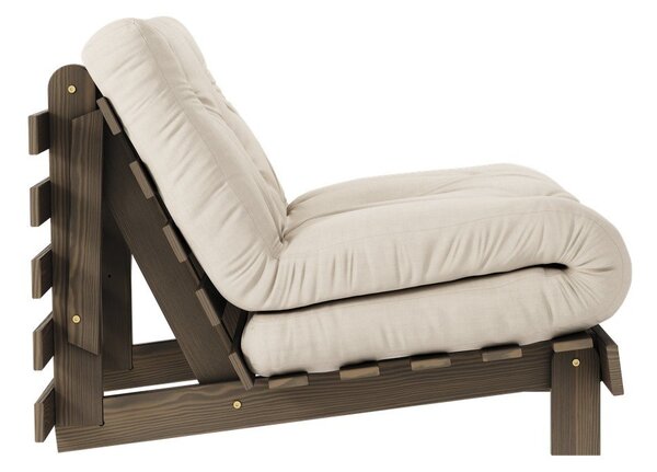 Poltrona beige e crema Roots - Karup Design