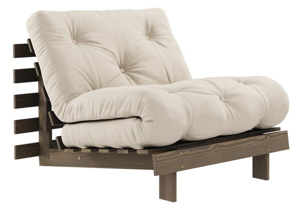 Poltrona beige e crema Roots - Karup Design