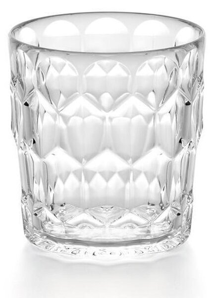 BICCHIERI Bassi VANITY 3 in Cristallo Acrilico Bio-based confezione da 6 pezzi diametro � 8,5xh 9,2 cm- 360 cc BPA FREE colore trasparente