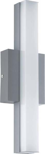 Eglo 94845 Lampada da parete per esterni a LED Acate 8W argento
