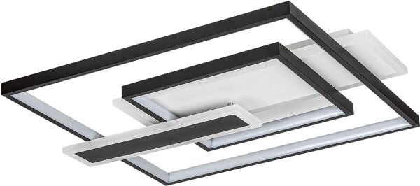 Lampada a soffitto LED nera Rabalux, modello Herkules, dimensioni 450x535mm, potenza 50W, codice prodotto 2932