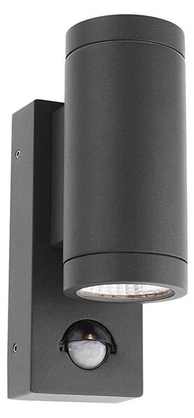 Redo 9453-LED Applique da esterno con sensore VINCE 2xLED/3W/230V IP54 antracite