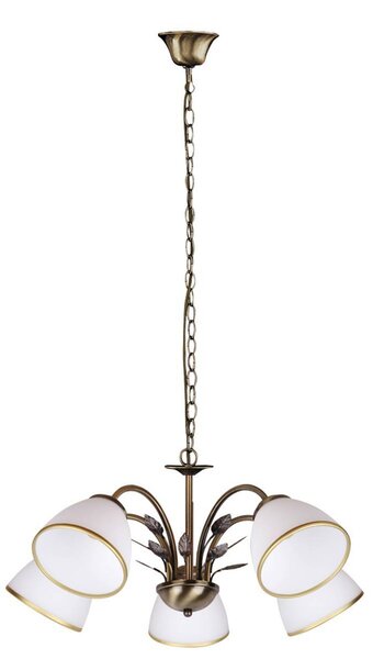 Elegante lampada a sospensione Art Nouveau paralume in vetro lampada per sala da pranzo lampada per soggiorno
