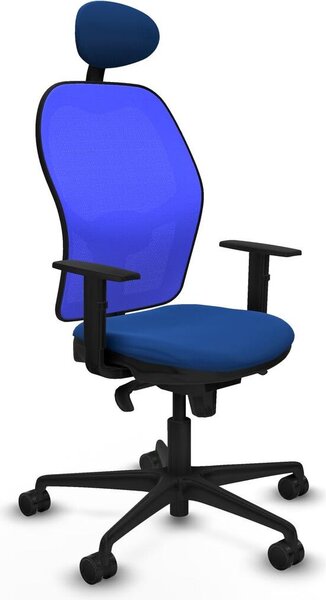 Sedia da ufficio con poggiatesta Jorquera Piqueras y Crespo 1D036N1 Blu