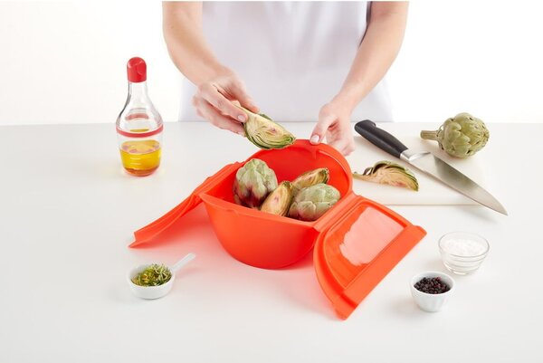 Contenitore in silicone per cottura a vapore – Lékué
