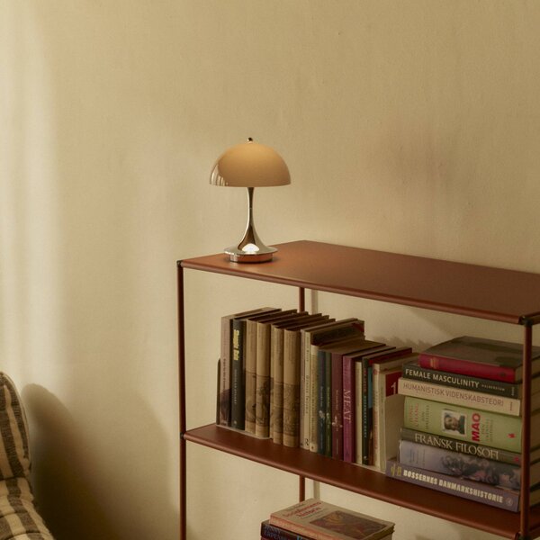 Louis Poulsen Panthella 250 Portable Original, marrone opalino 250, dimmerabile, Marrone / Ruggine, Soggiorno / Sala da pranzo, Plastica, Design