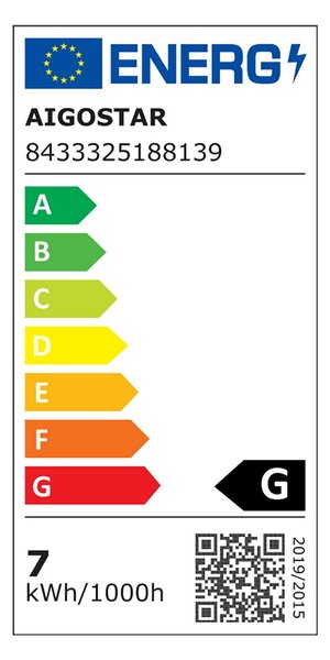 Lampada da tavolo Led Bianca 7W Dimmerabile con temperatura colore regolabile Aigostar