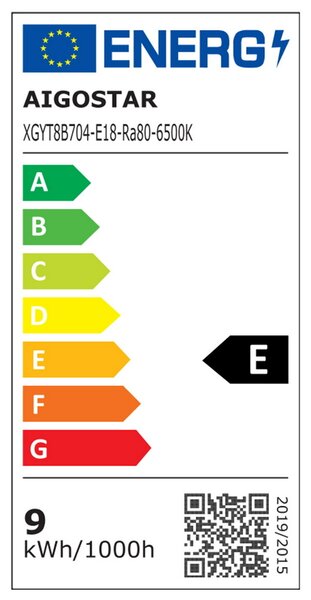 Plafoniera stagna a 2 posti con Tubi Led G13 T8 inclusi da 60cm IP65 Bianco freddo 6500K Aigostar