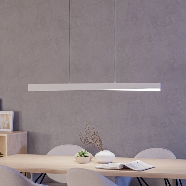 EGLO connect Lampada LED a sospensione Smart Bolognano-Z, grigio dimmerabile, Alluminio / Grigio / Zincato, Soggiorno / Sala da pranzo, Alluminio, Moderno