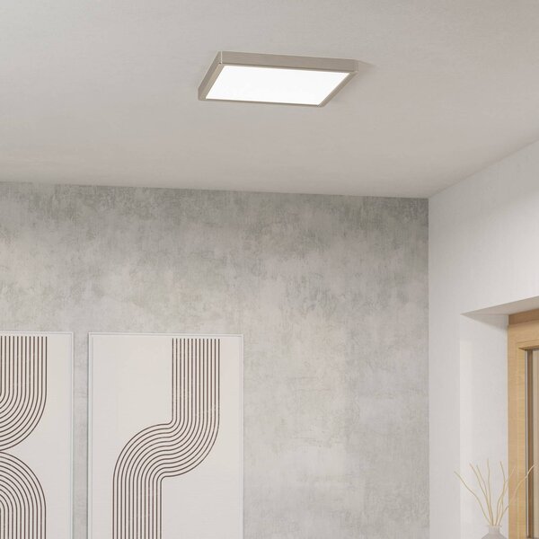 EGLO connect Plafoniera smart Fueva 6-Z, dimmerabile, Alluminio / Grigio / Zincato, Soggiorno / Sala da pranzo, Plastica, Moderno