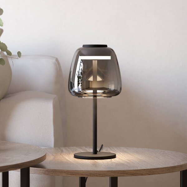 EGLO connect Lampada da tavolo LED Alfero-Z, RGB, CCT, nera Connect dimmerabile, Nero, Soggiorno / Sala da pranzo, Metallo, Moderno