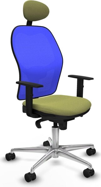 Sedia da ufficio con poggiatesta Jorquera Piqueras y Crespo 1D086N1 verde