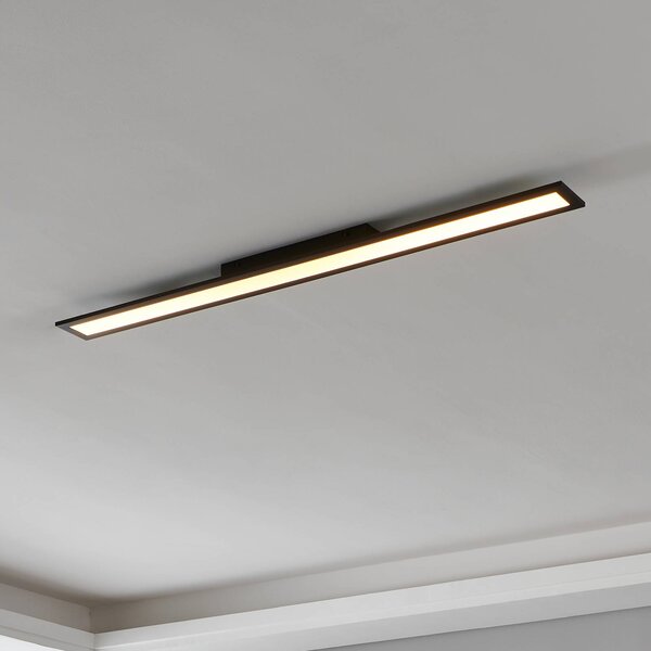 EGLO connect Plafoniera smart Salobrena-Z, dimmerabile, Nero, Soggiorno / Sala da pranzo, Alluminio, Moderno