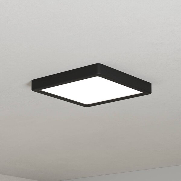 EGLO connect Plafoniera smart Fueva 6-Z, dimmerabile, Nero, Soggiorno / Sala da pranzo, Plastica, Moderno