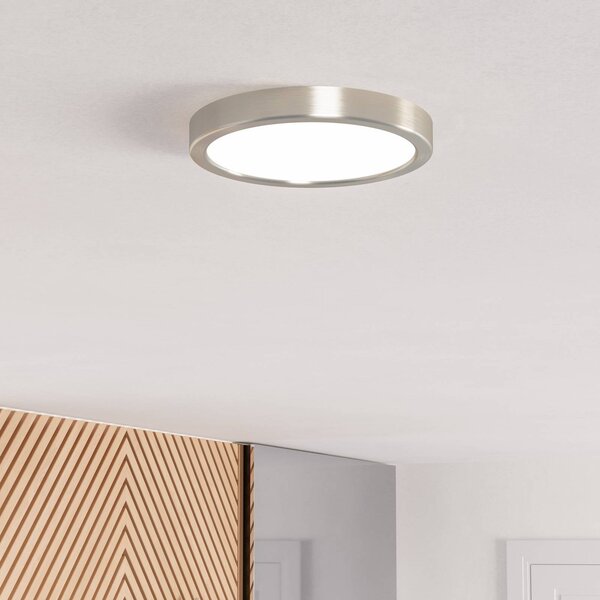 EGLO connect Plafoniera smart Fueva 6-Z, dimmerabile, Alluminio / Grigio / Zincato, Soggiorno / Sala da pranzo, Plastica, Moderno