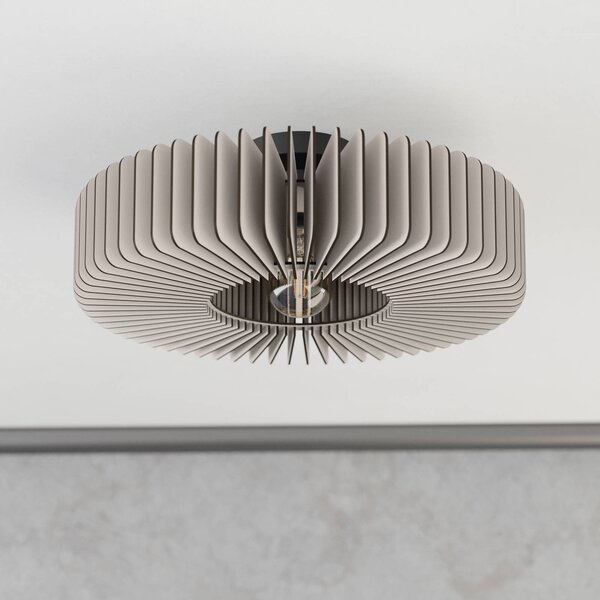 EGLO Plafoniera soffitto Palombaia, dimmerabile, Bianco / Opale, Metallo, Plafoniera