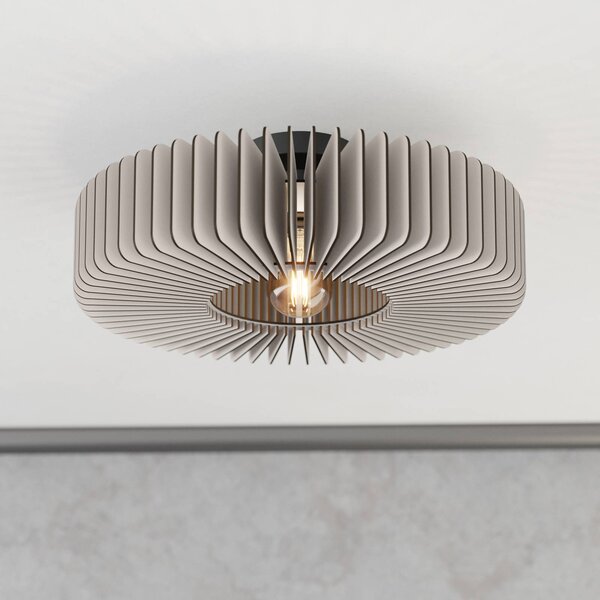 EGLO Plafoniera soffitto Palombaia, dimmerabile, Bianco / Opale, Metallo, Plafoniera