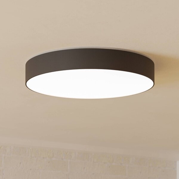 EGLO connect Plafoniera smart Gallizzi-Z, dimmerabile, Nero, Soggiorno / Sala da pranzo, Plastica, Moderno