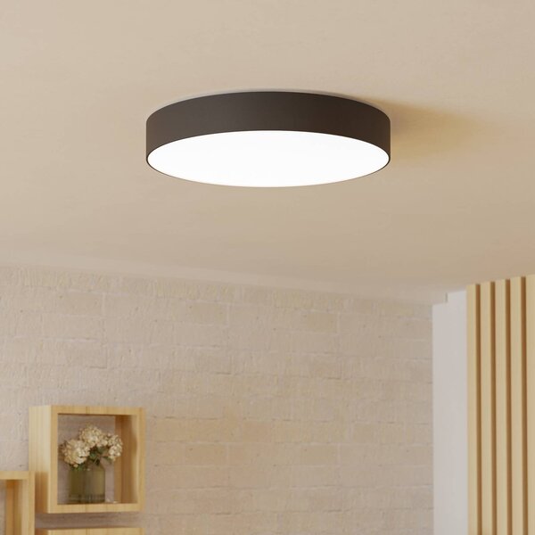 EGLO connect Plafoniera smart Gallizzi-Z, dimmerabile, Nero, Soggiorno / Sala da pranzo, Plastica, Moderno