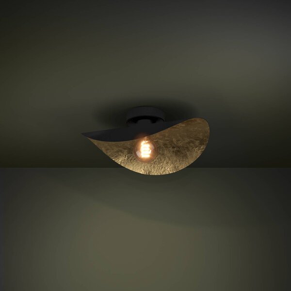 Stars of Light Plafoniera soffitto Saceda, dimmerabile, Nero, Soggiorno / Sala da pranzo, Metallo, Moderno, Plafoniera