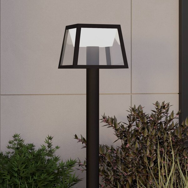 EGLO Lampione a LED Altilia, altezza 106 cm, nero, sensore Altilia, Nero, Plastica, Moderno, Lampade solari