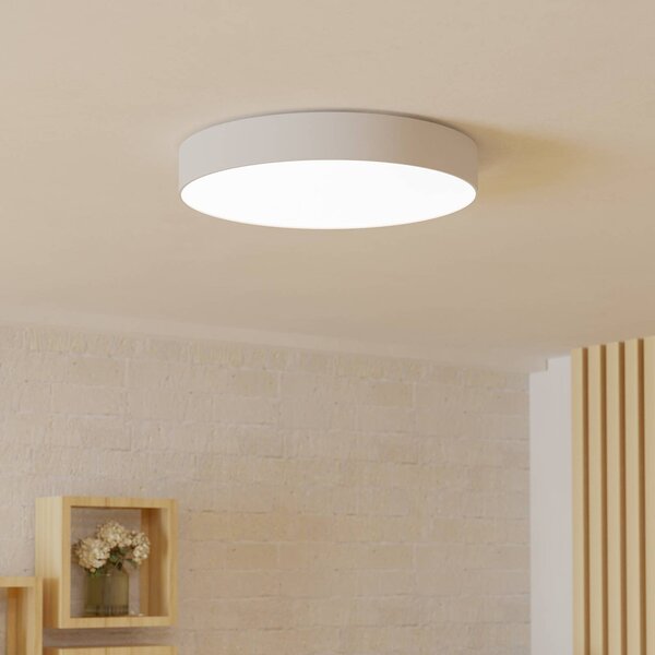 EGLO connect Plafoniera smart Gallizzi-Z, dimmerabile, Bianco / Opale, Soggiorno / Sala da pranzo, Plastica, Moderno