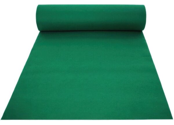 Passatoia Tappeto moquette guida passatoia per interno esterno Rossa H 1 x 30 mt (3,3 euro al metro ) Peso totale: 620 gr Spessore 3 mm Resistenza al fuoco:BFL-S8 colore Verde