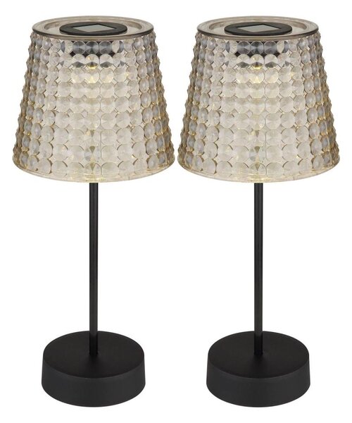 Globo 36634-2S - SET 2x Lampada LED solare SOLAR LED/0,06W/3V IP44 grigio