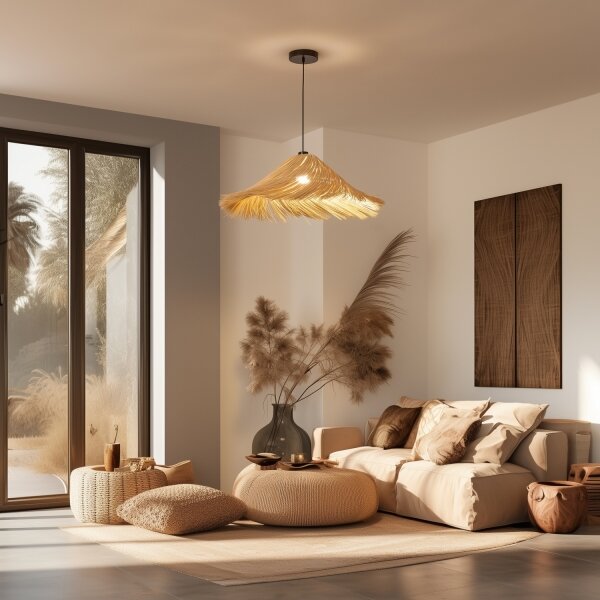 Paralume universale KERIA, diam. 100 cm, beige