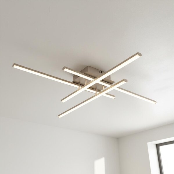 Brilagi - Plafoniera LED STRIPES LED/37W/230V argento
