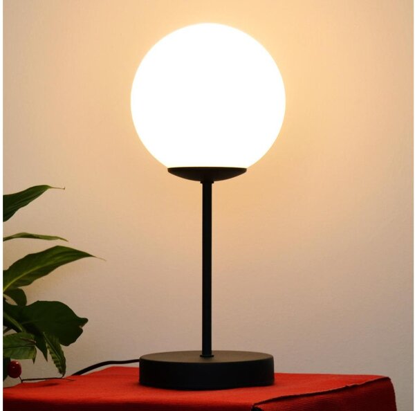 Lampada da tavolo MOON 1xE27/15W/230V nero