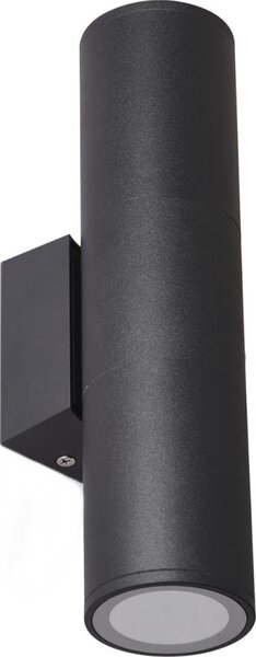 Applique da esterno 2xGU10/35W/230V IP54 arrotondato nero