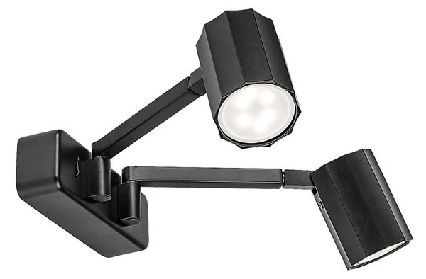 Rabalux 73028 - Faretto da parete KARTER 2xGU10/5W/230V