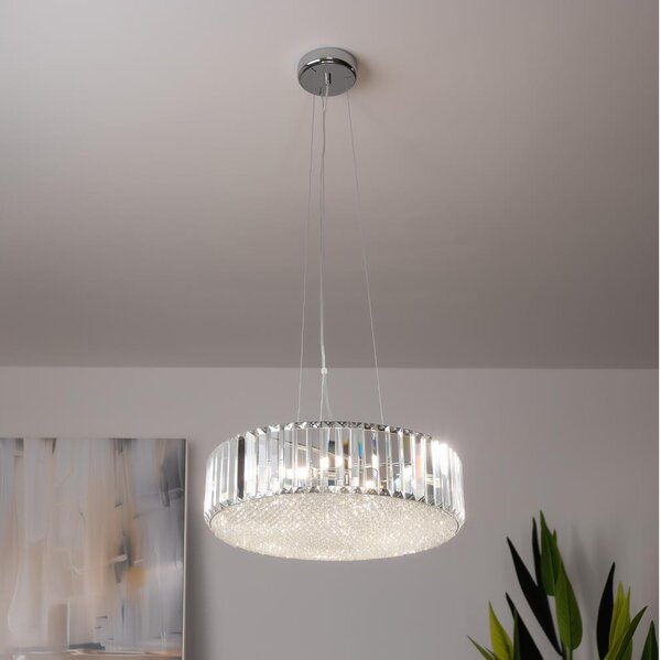 Brilagi - Lampadario LED in cristallo a sospensione su cavo GLAMOUR 5xG9/42W/230V