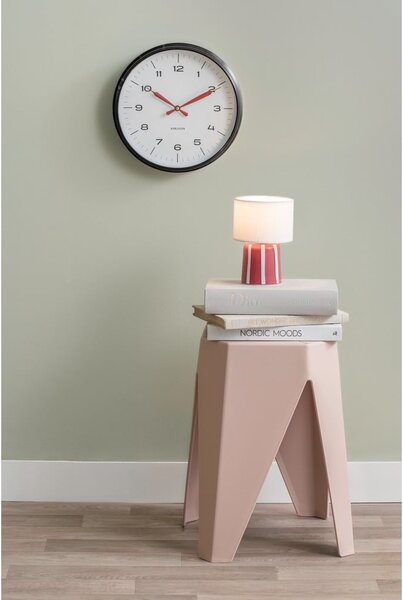 Lampada da tavolo LED rossa in metallo (altezza totale 20 cm) Verano LED – Leitmotiv