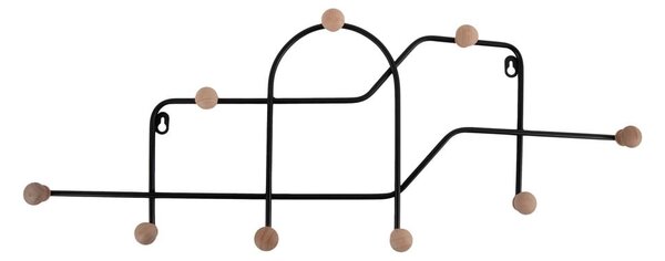 Attaccapanni da parete nero in metallo 71 cm Maze – PT LIVING