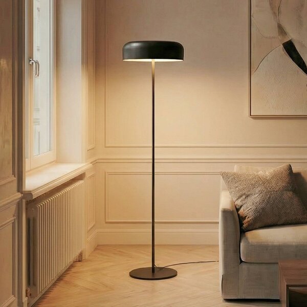 Lampada da terra Edion Lindby, Nero, Soggiorno / Sala da pranzo, Metallo, Moderno, Lampada da terra