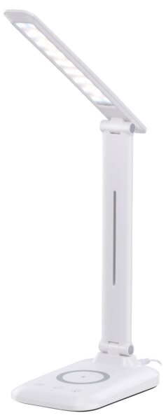 Immax 09107L - Lampada da tavolo LED dimmerabile con ricarica wireless QI LUMI LED/7W/230V bianco