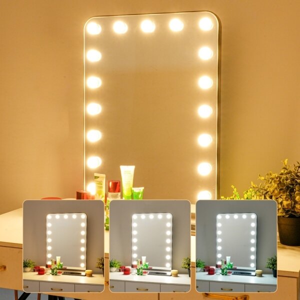 Immax 09101L - Specchio da trucco LED dimmerabile HOLLYWOOD 18W/230V 3000/4200/6000K