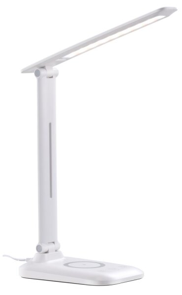 Immax 09107L - Lampada da tavolo LED dimmerabile con ricarica wireless QI LUMI LED/7W/230V bianco