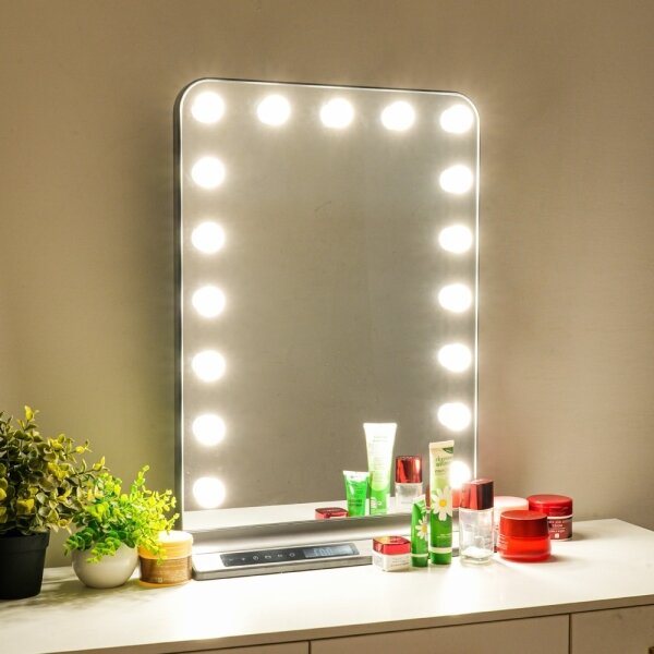 Immax 09101L - Specchio da trucco LED dimmerabile HOLLYWOOD 18W/230V 3000/4200/6000K
