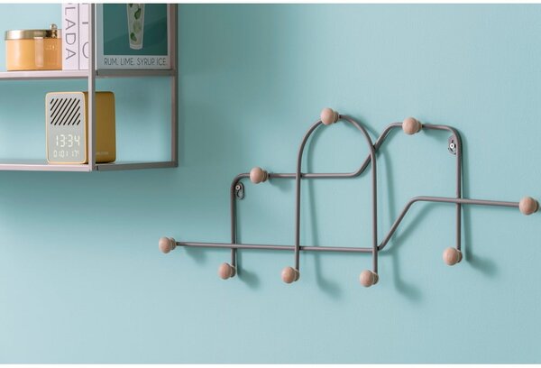 Attaccapanni da parete grigio in metallo 71 cm Maze – PT LIVING