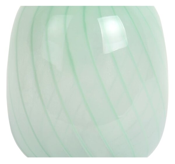 Lampada da tavolo verde chiaro con paralume in vetro (altezza totale 20 cm) Summer Globe – Leitmotiv