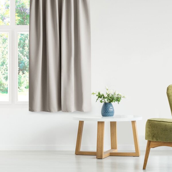 Tenda parzialmente oscurante beige 140x175 cm Kierra – Restilo