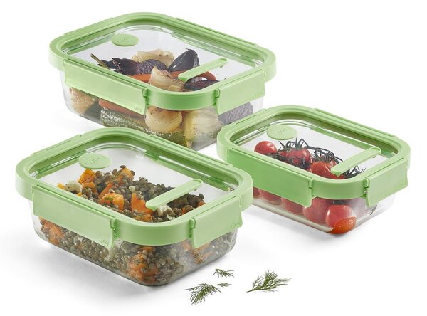 Scatole per alimenti in set 3 pz – Lékué